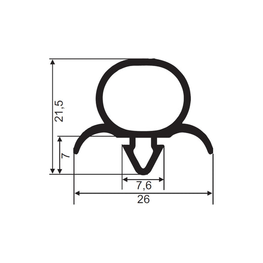 Sealing profile FD192