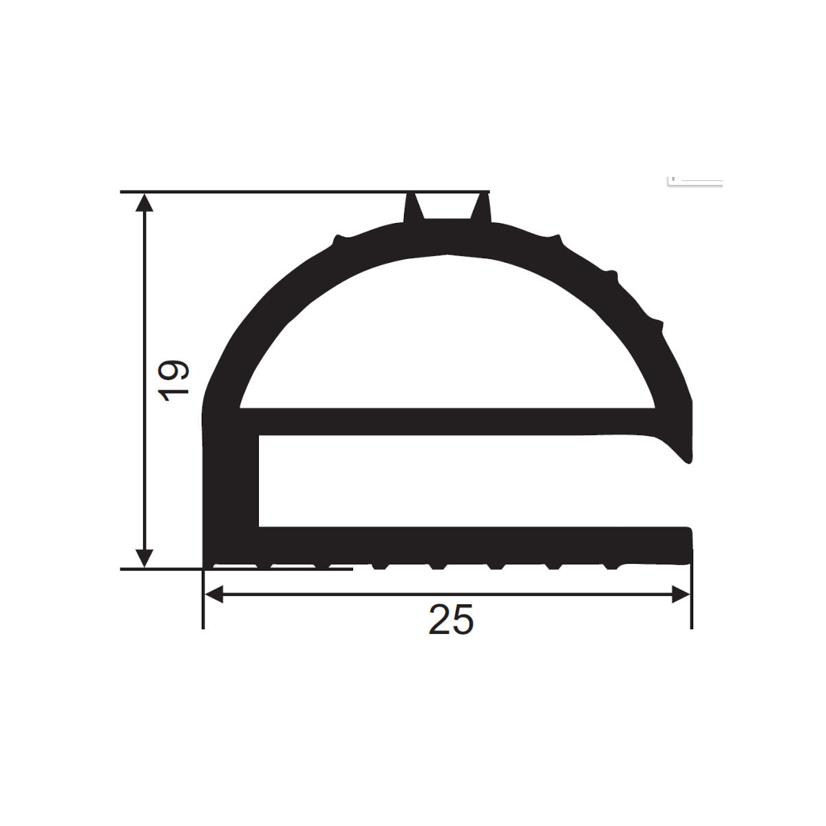 Sealing profile FD169