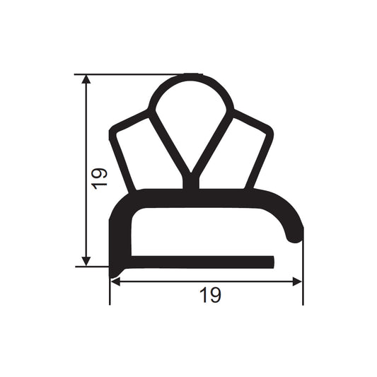 Gummidichtung FD191 / Fermod 74
