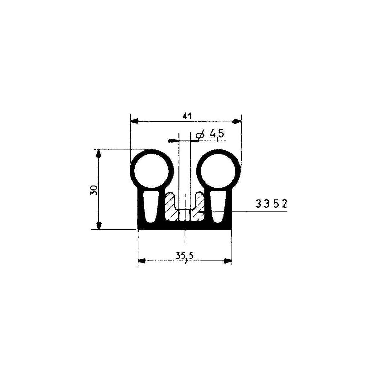 Sealing profile 4451 Fermod