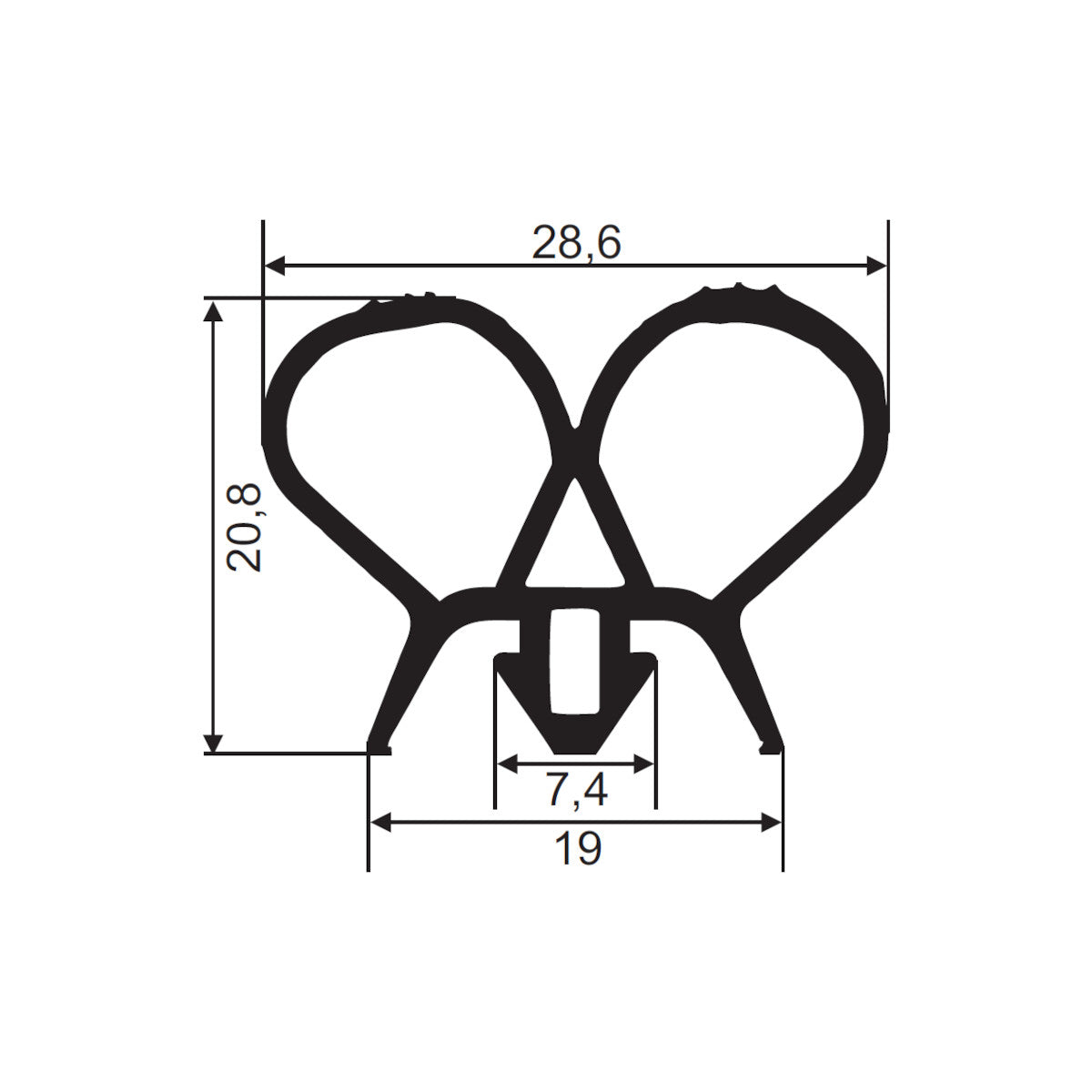 Gummidichtung FD6608 / JCR-010