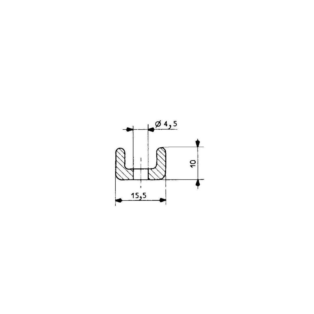 Leiste 3352 für Fermod Dichtung 4451