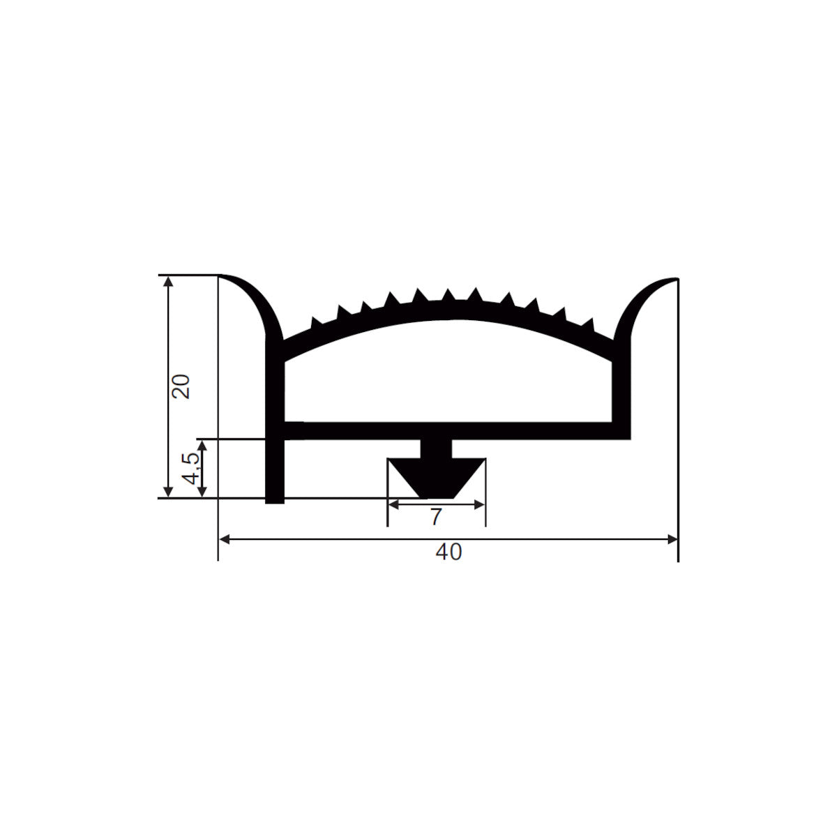 Sealing profile FD8544 | JCR-028