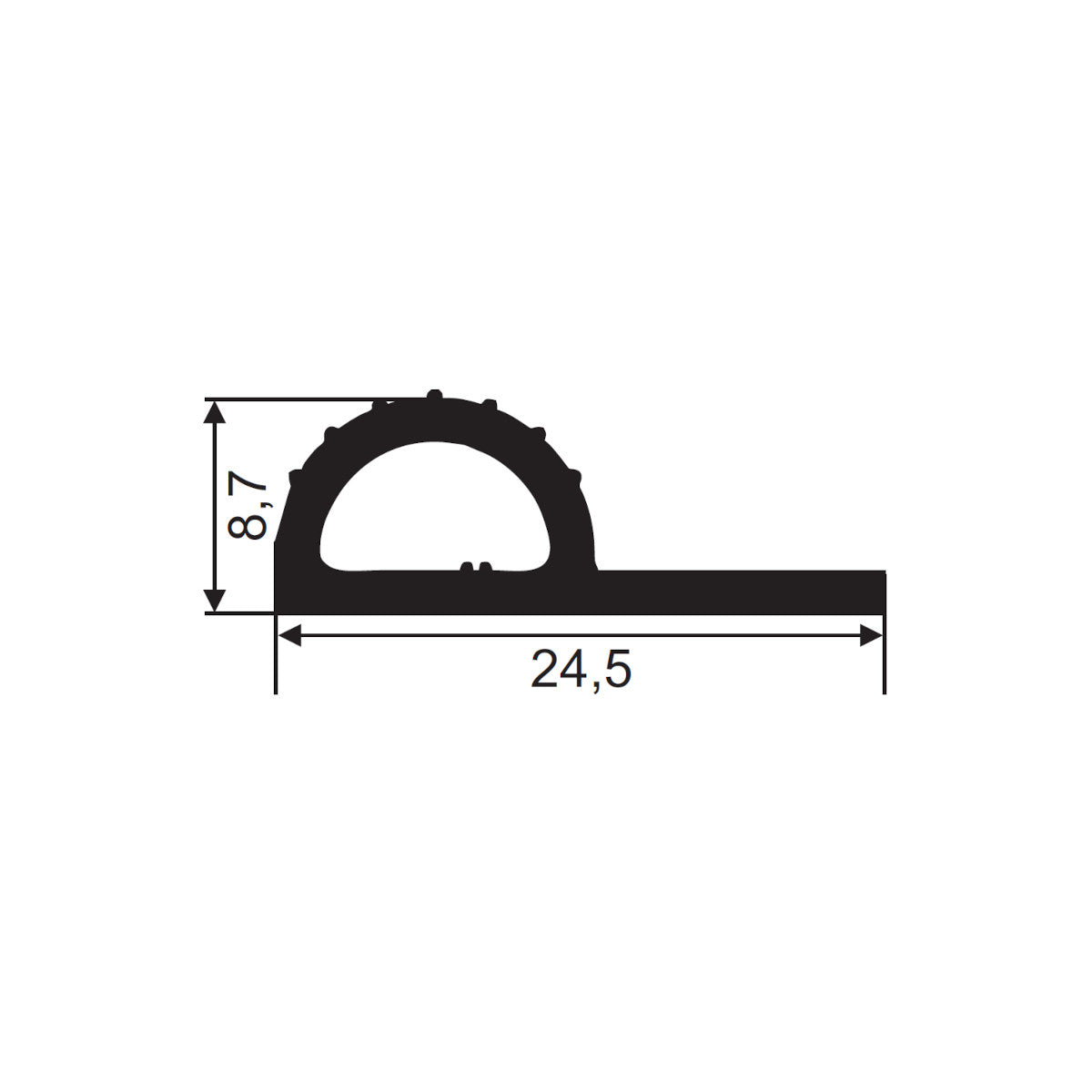 Sealing profile FD247 | JCR-004