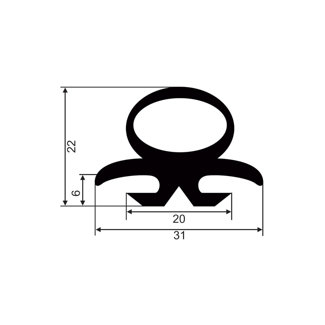 Rubber seal FD544