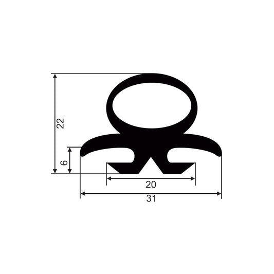 Rubber seal FD544