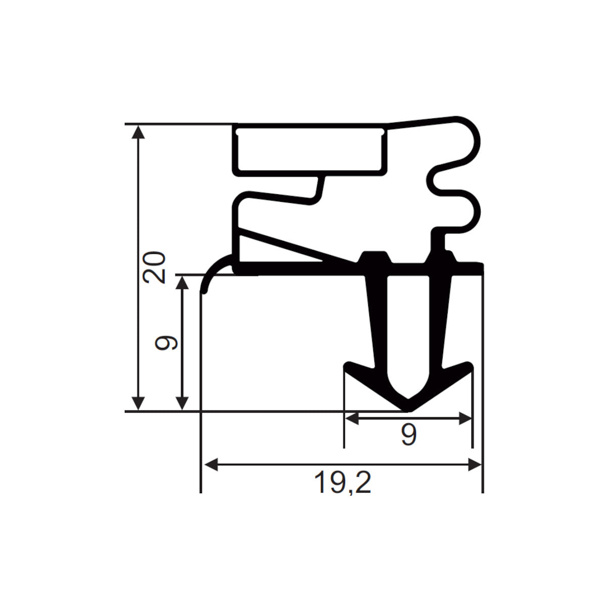 Magnetic Seal FD2993 | Frame