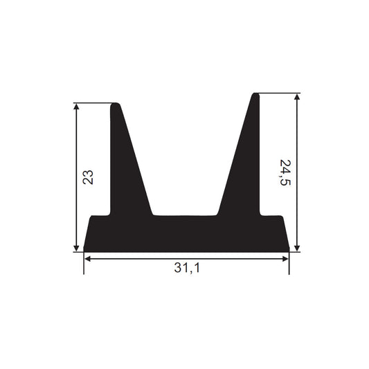 Moosgummidichtung FD3024