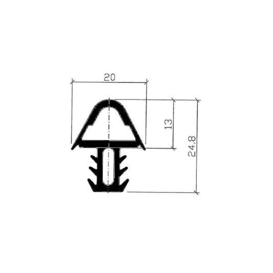 Sealing profile FD500TD