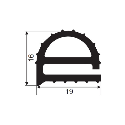 Sealing profile FD30
