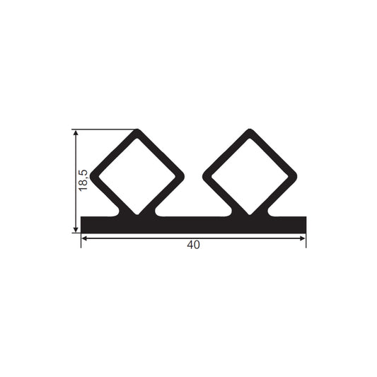 Sealing profile FD40 | JCR-040