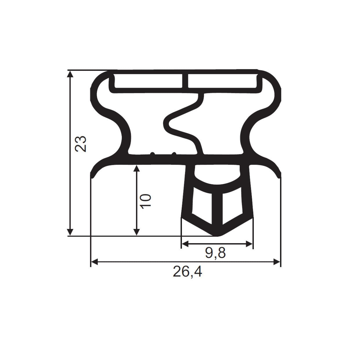 Magnetic Gasket FD195 | Frame