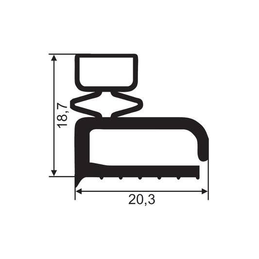 Magnetic seal FD106 | Frame