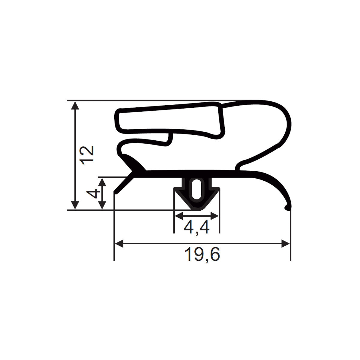 Magnetdichtung FD1243 | Rahmen