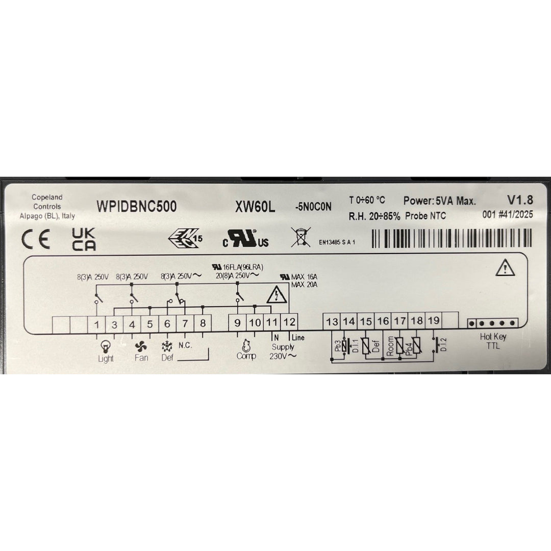 XW60L-5N0C0N Dixell