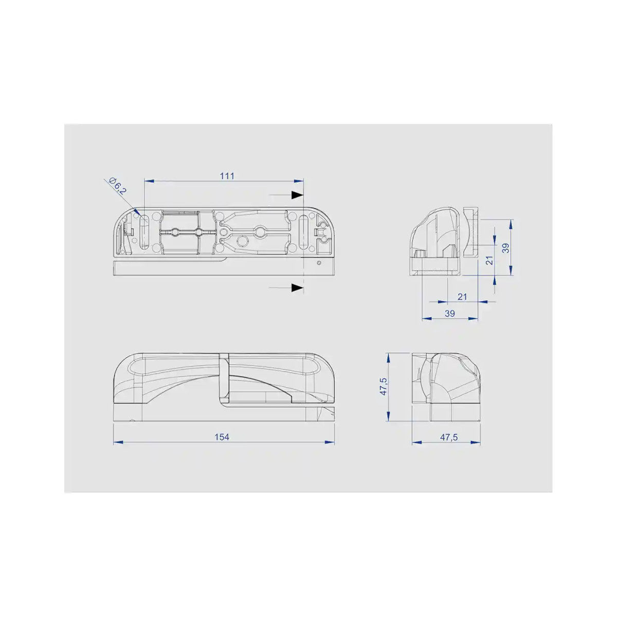 Hinge 7514 Bono RS Rahrbach 7514-020070