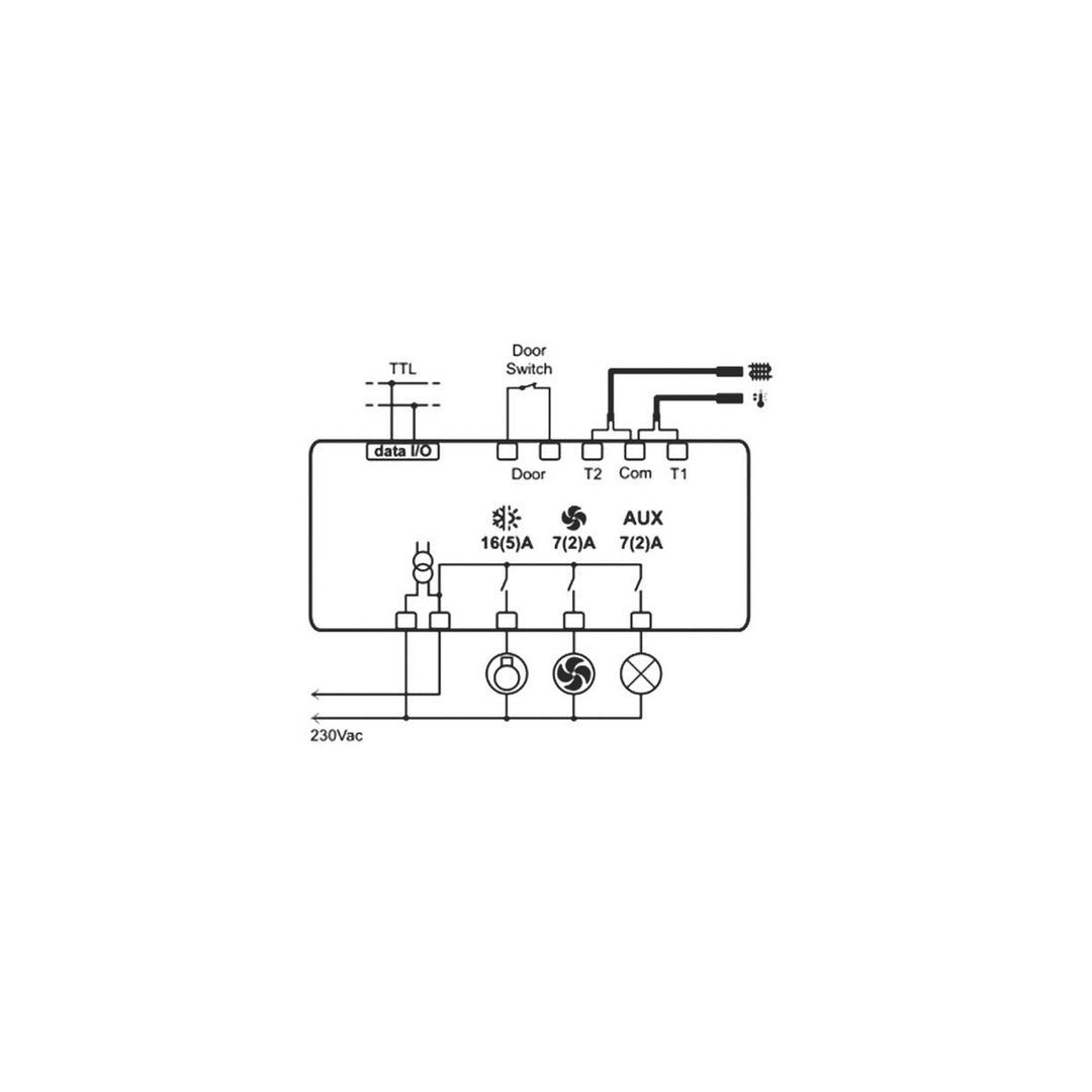 AT2-5BS4E-AG Abtauregler Lae