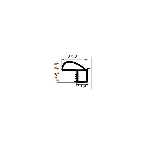 Rubber seal FD305 | Frame