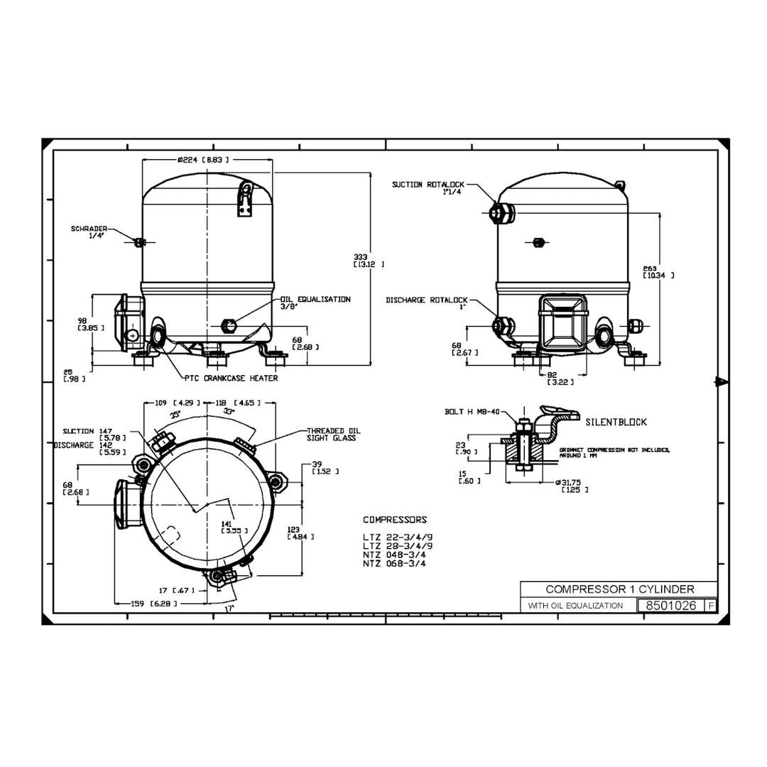 NTZ068 Danfoss Maneurop
