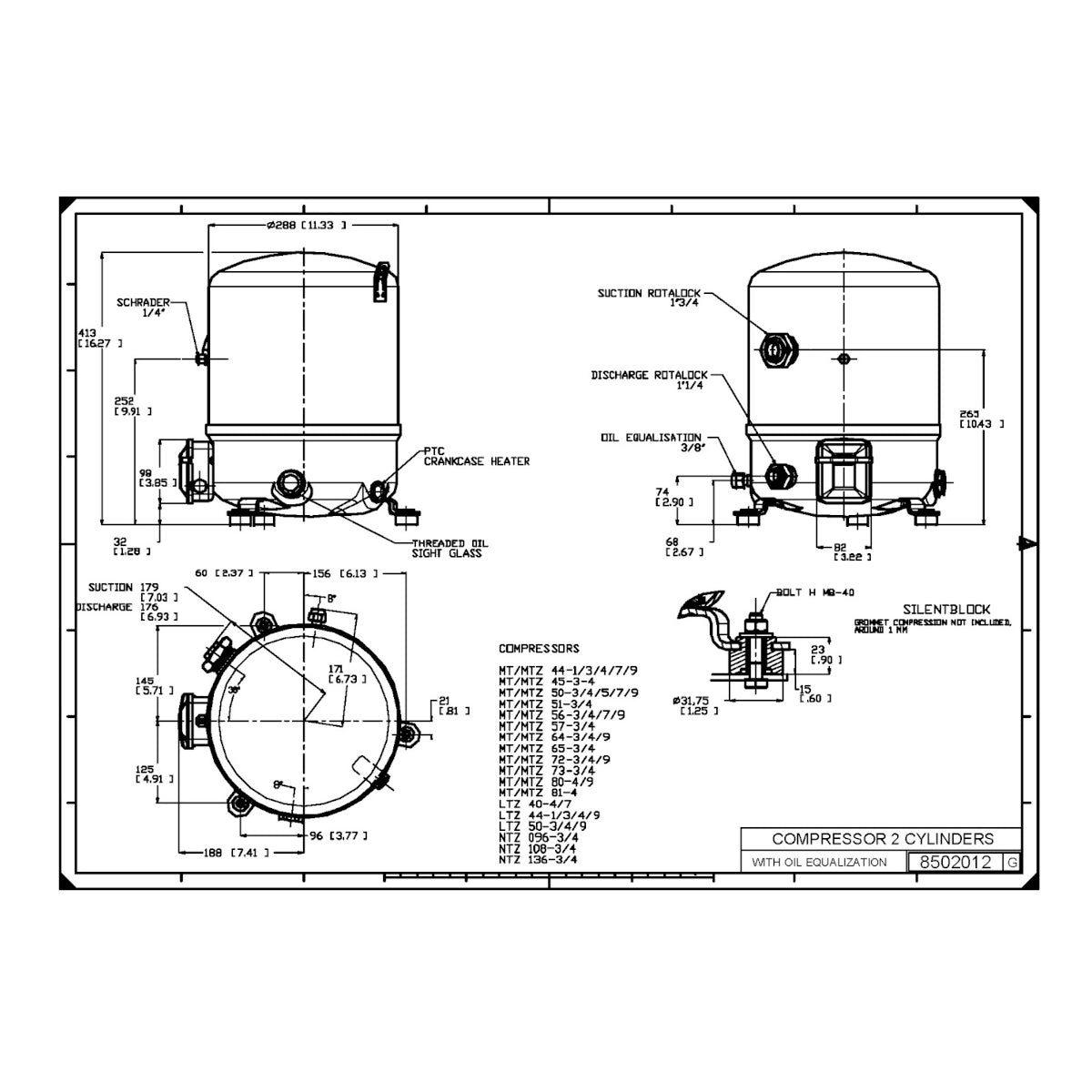 NTZ096 Danfoss Maneurop