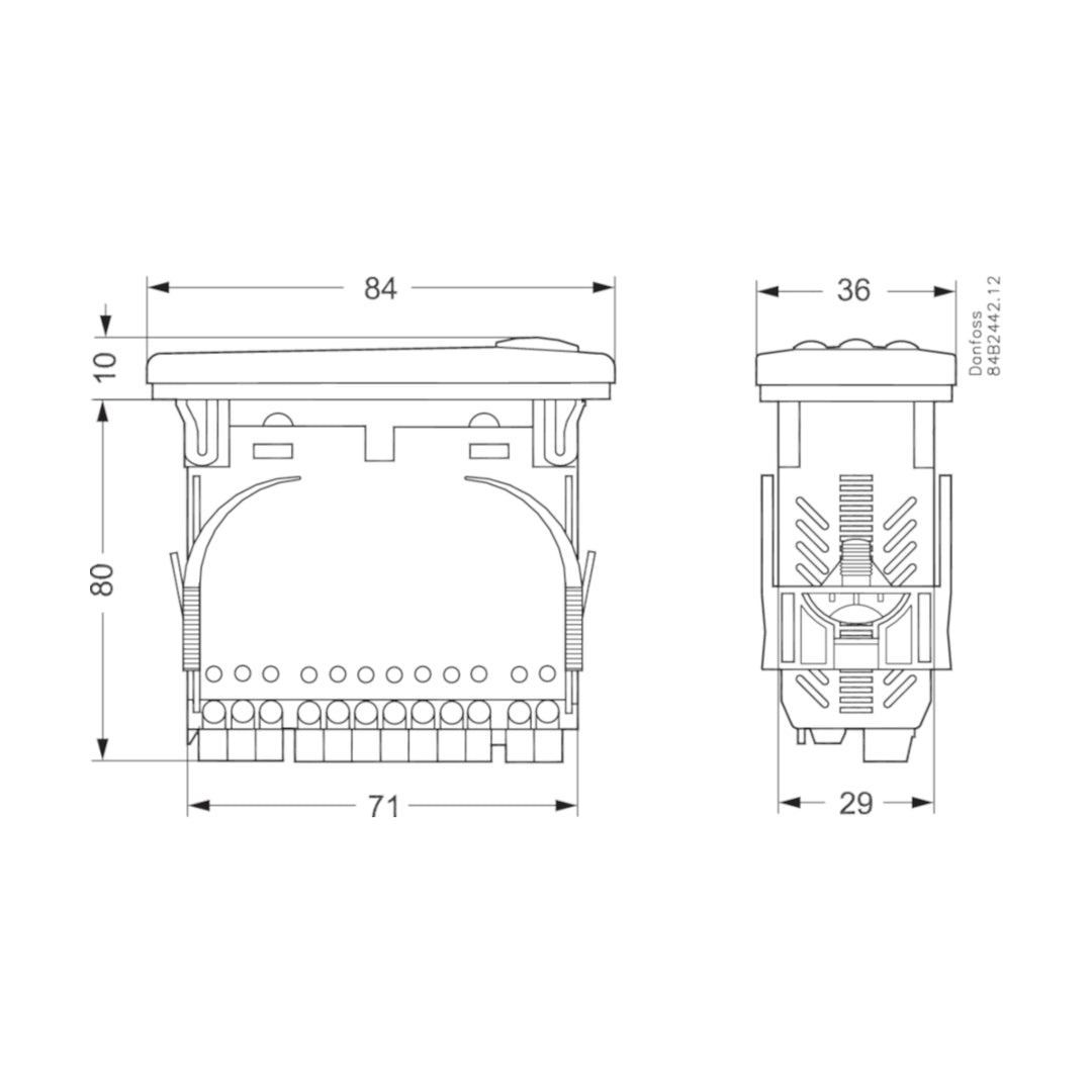 EKC202A Temperaturregler Danfoss 084B8521