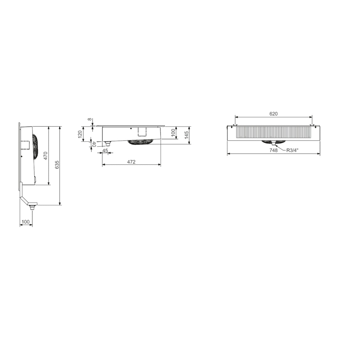 FKN 414 ECD Luftkühler MultiRef Roller