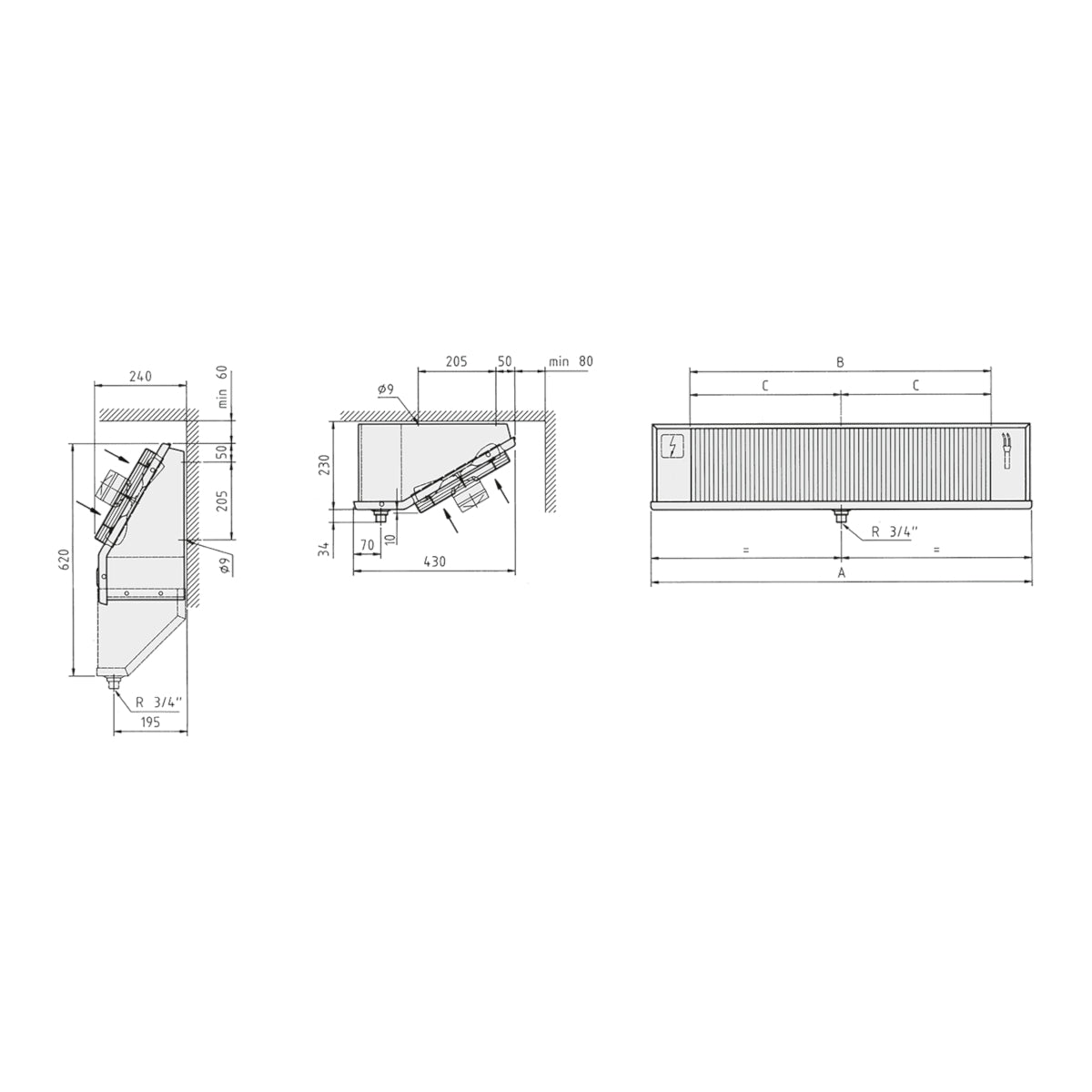 UV 610EC Air Cooler Roller