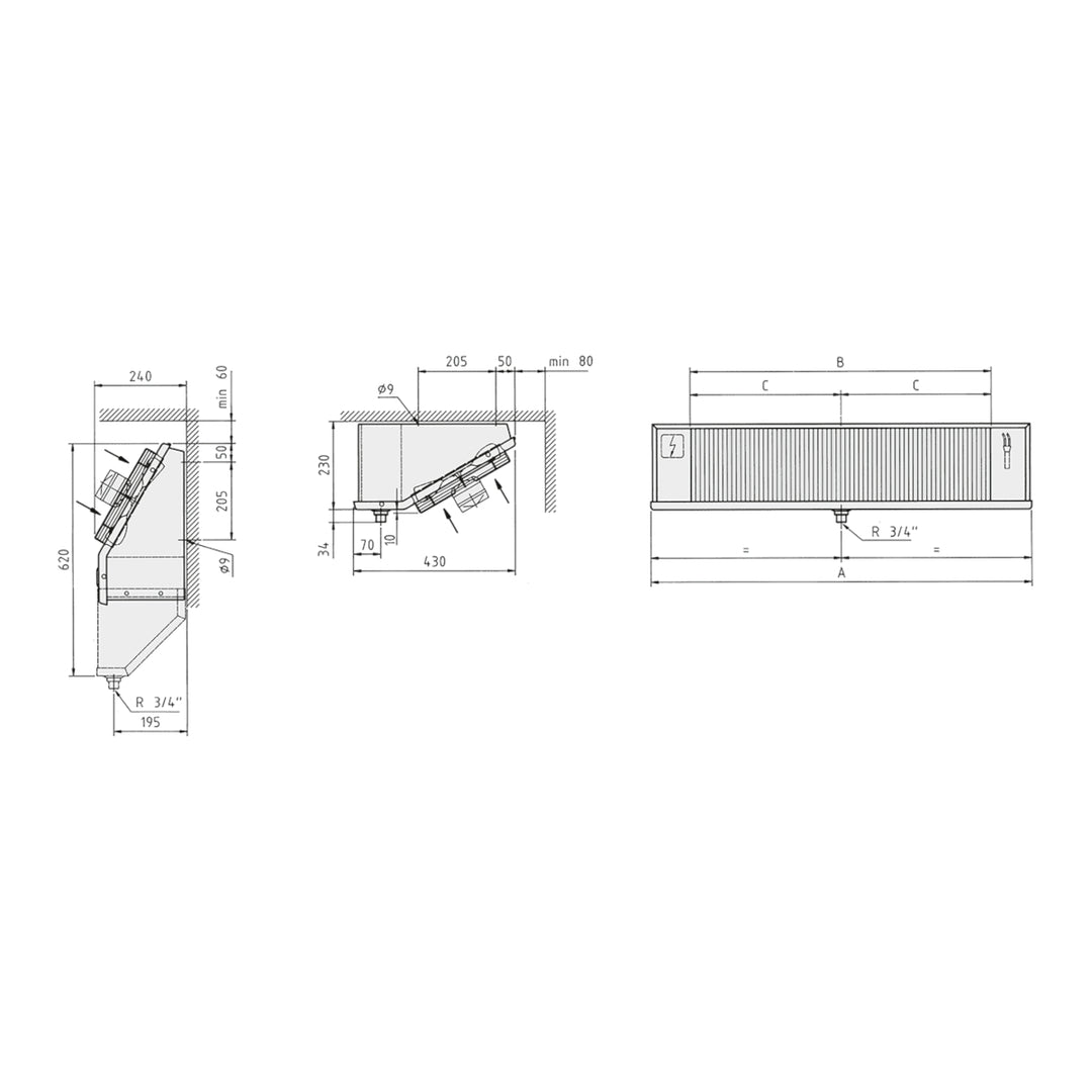 UV 625EC Air Cooler Roller