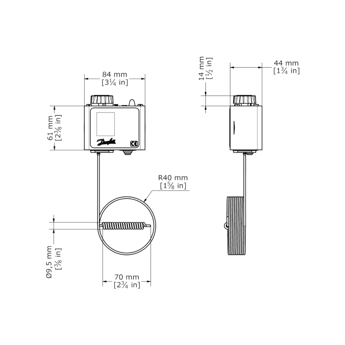 Thermostat KP61 060L112866 Danfoss