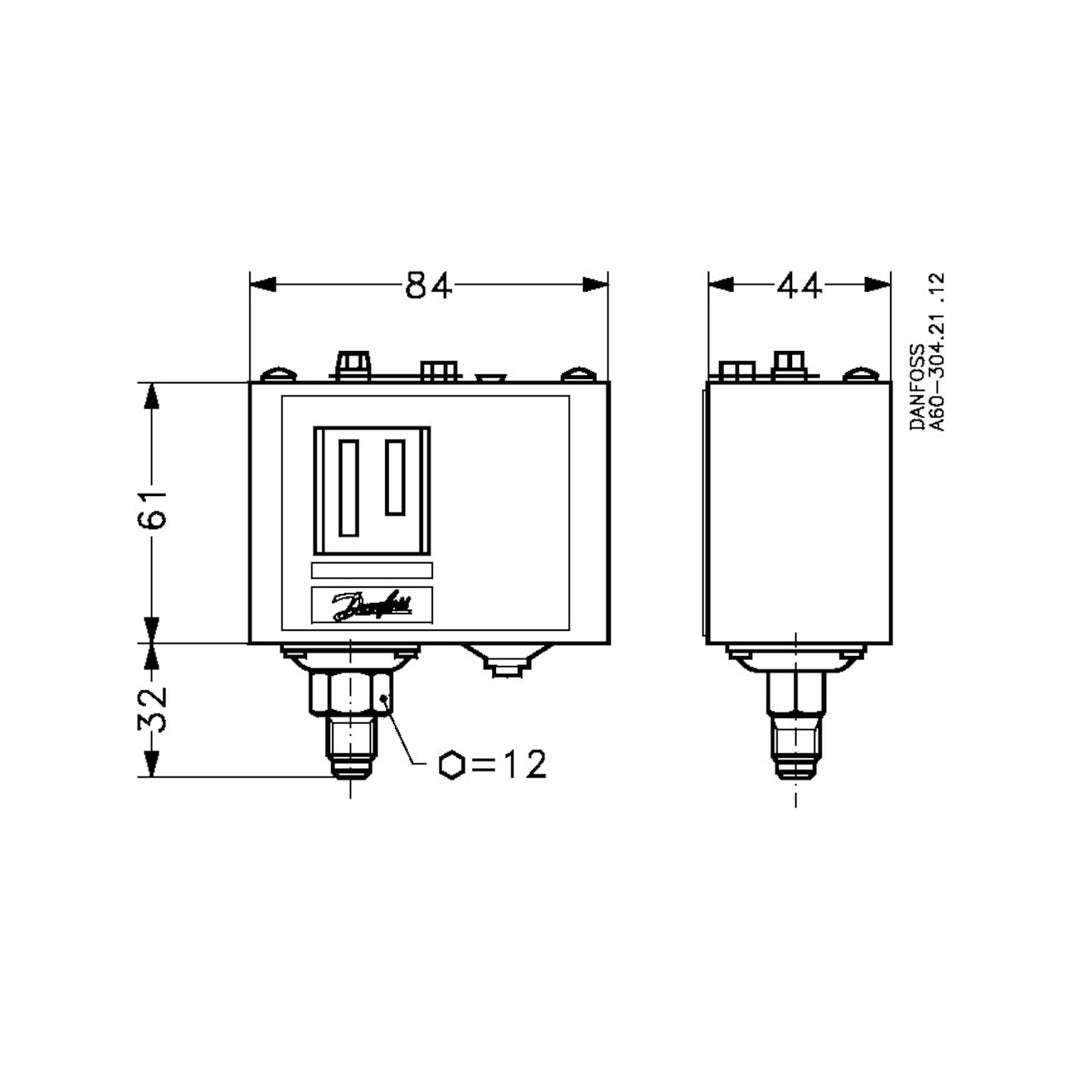 Pressure switch KP1 060-110166 Danfoss