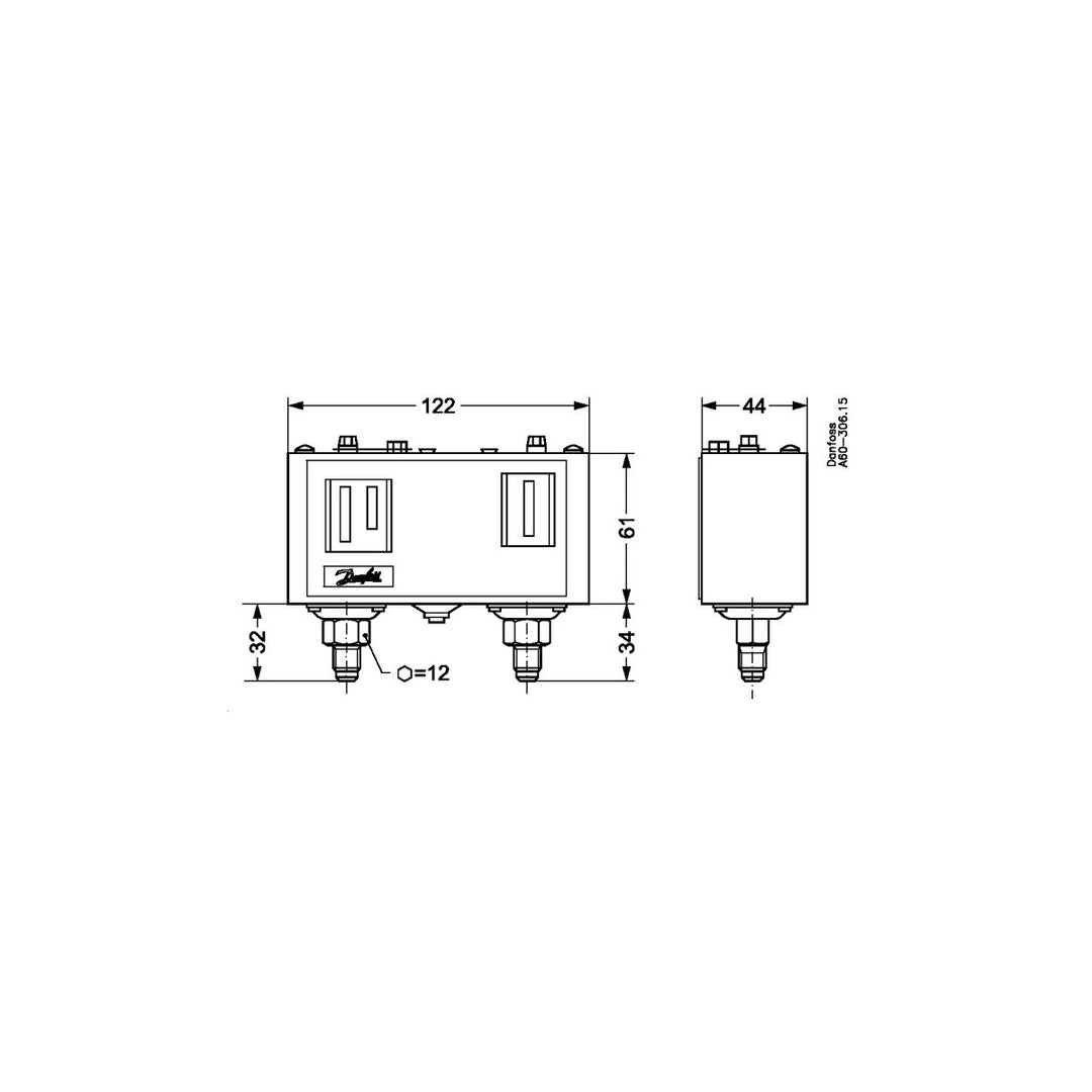 Druckschalter KP15 060-126466 Danfoss