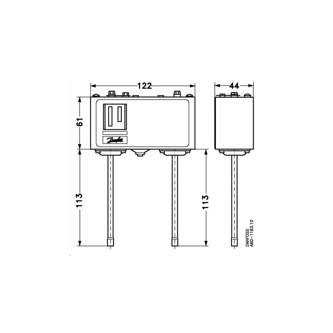 Druckschalter KP17W Löt 060-127666 Danfoss