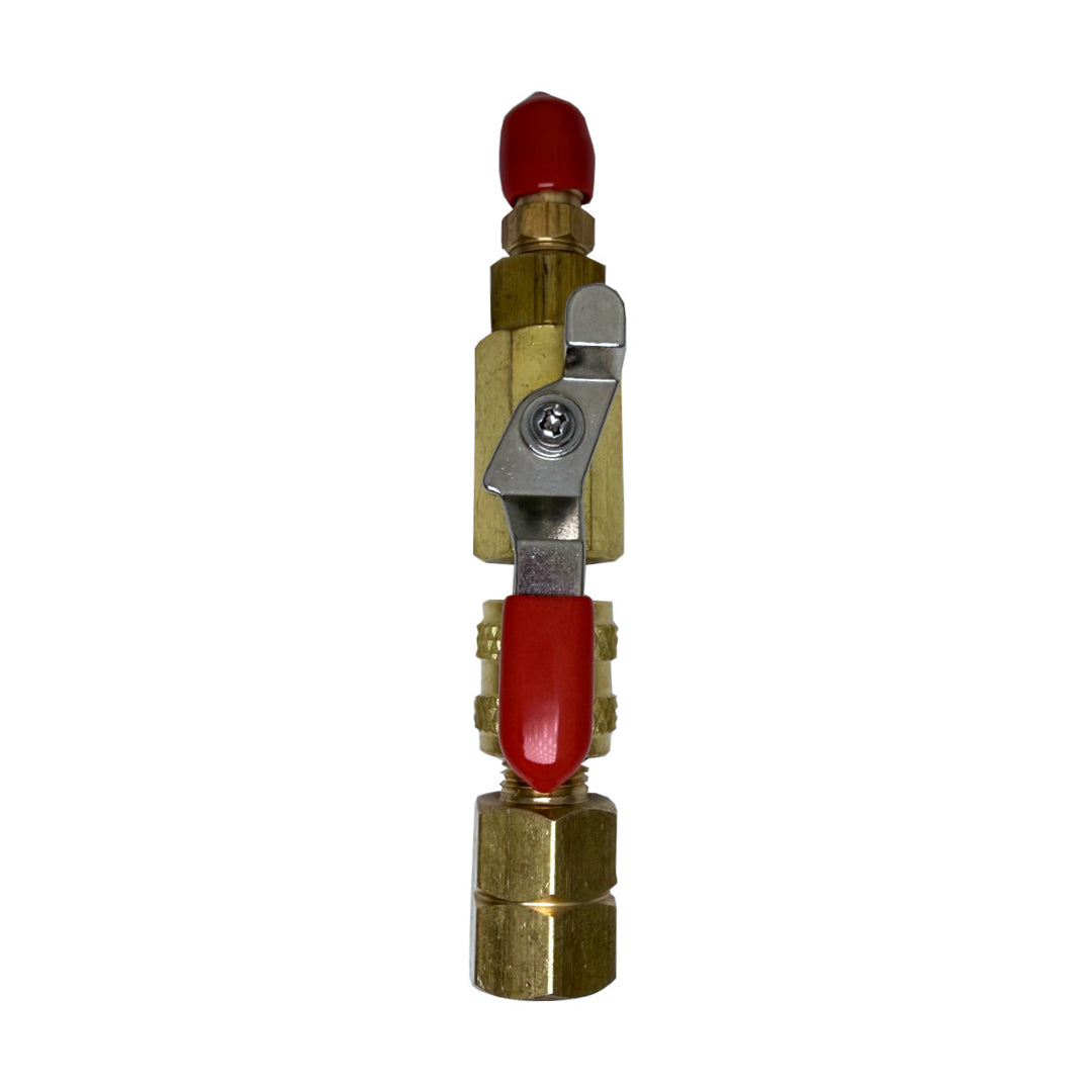 Adapter with valve R600A, R32, R290