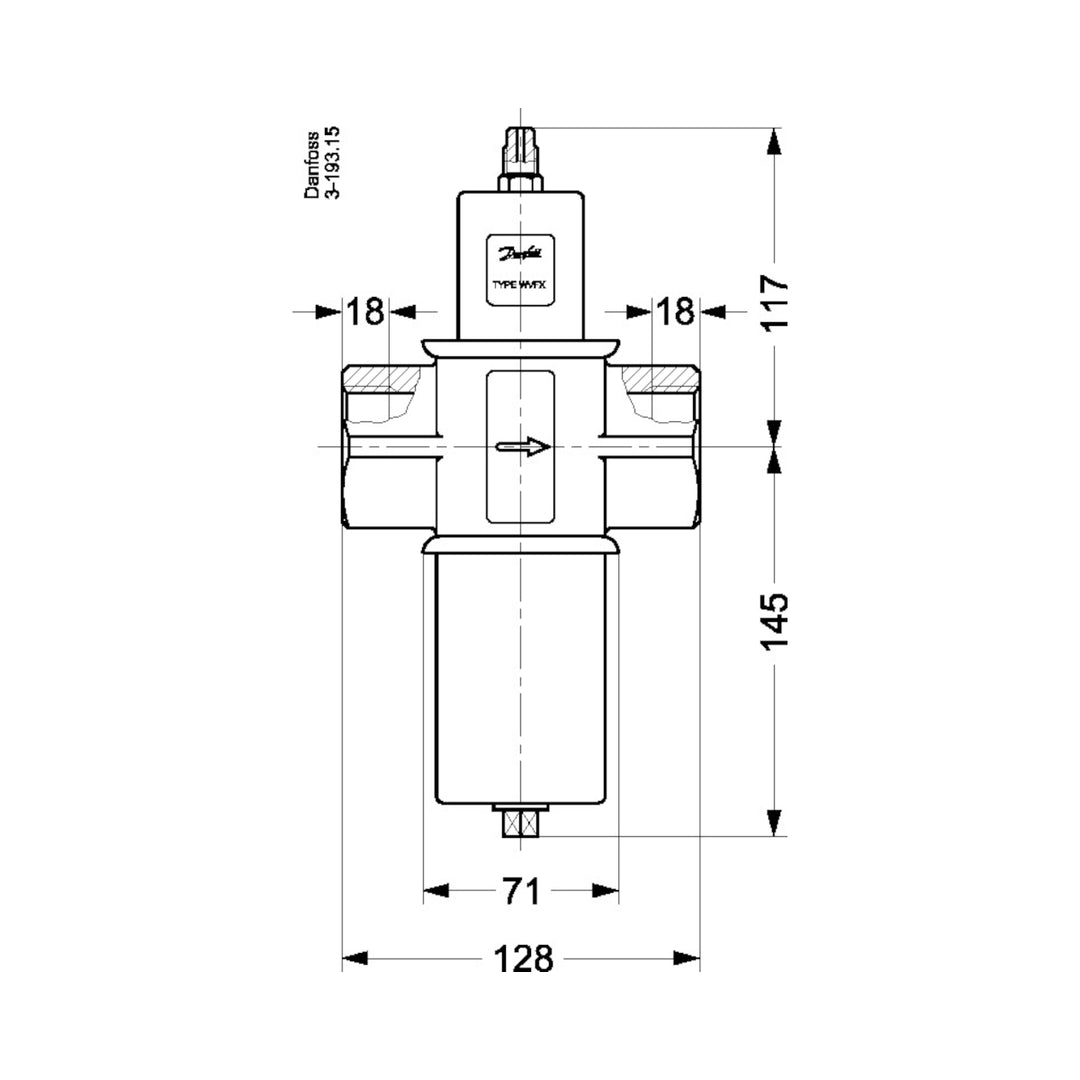 Kühlwasserregler WVFX32 003F1232 Danfoss