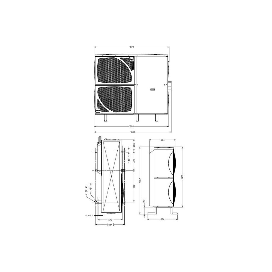 Condensing unit SILAGD4614Z-TZ 400V Tecumseh Silensys