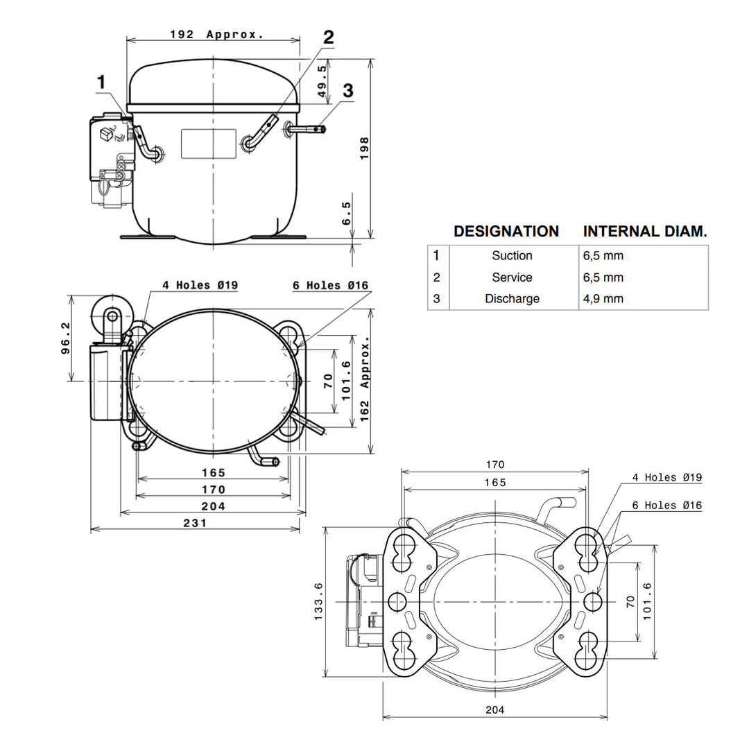 Kompressor ML90TB Cubigel Huayi