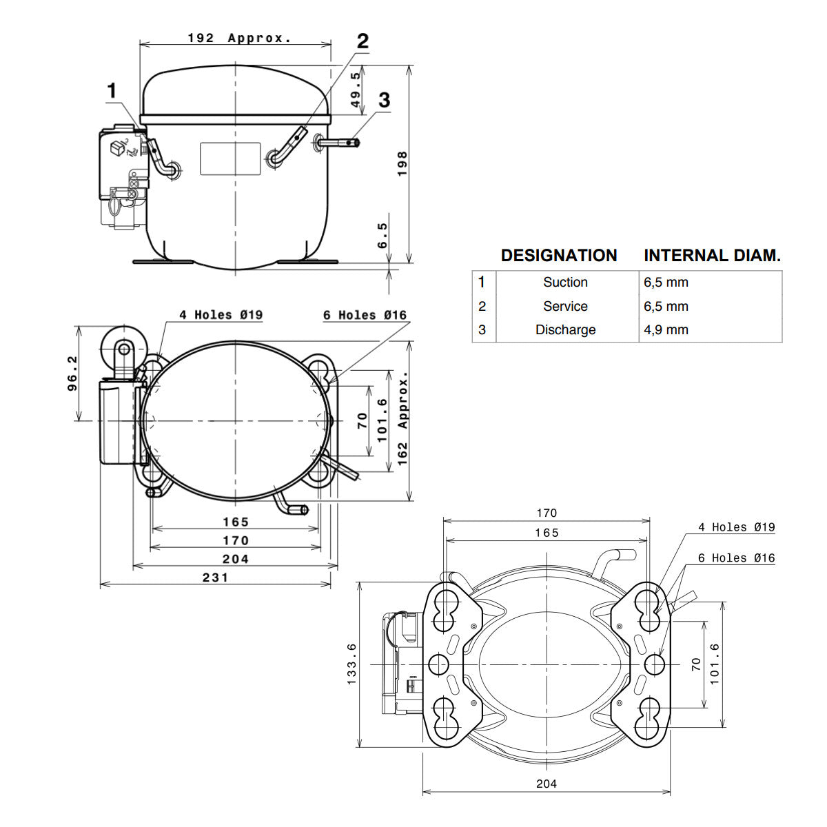 Kompressor ML90TB Cubigel Huayi
