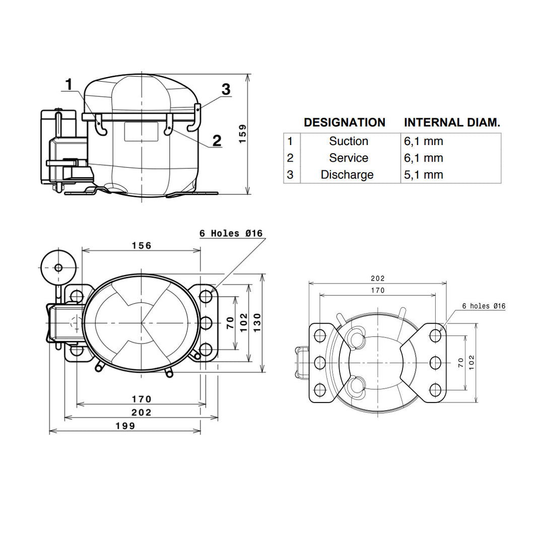 Kompressor B35GL Cubigel Huayi