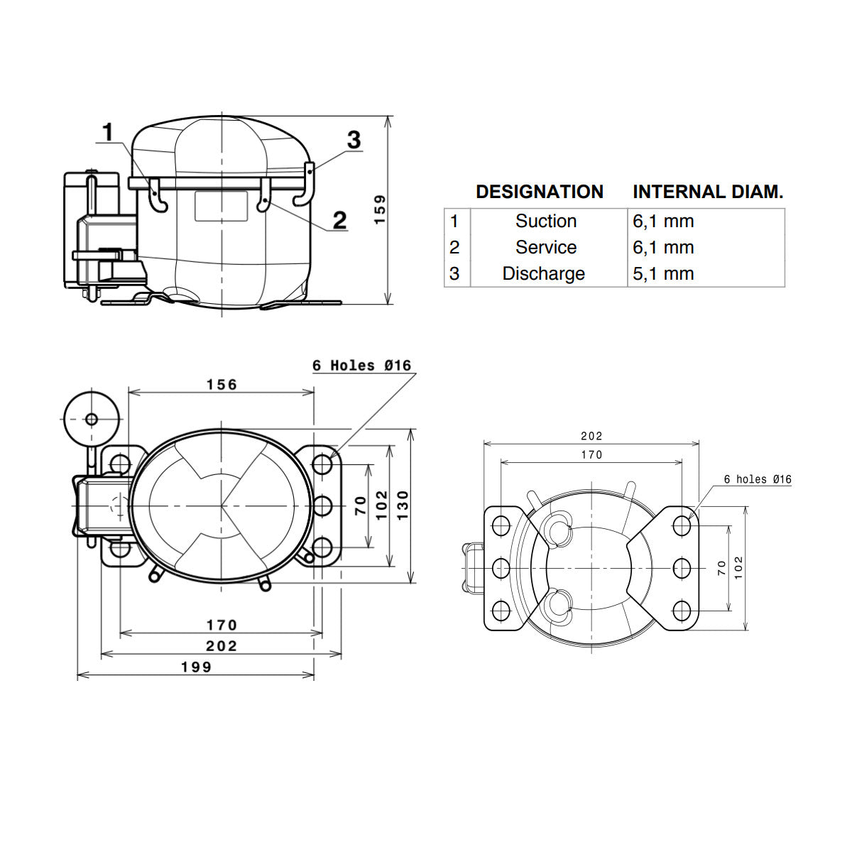 Kompressor B35GL Cubigel Huayi