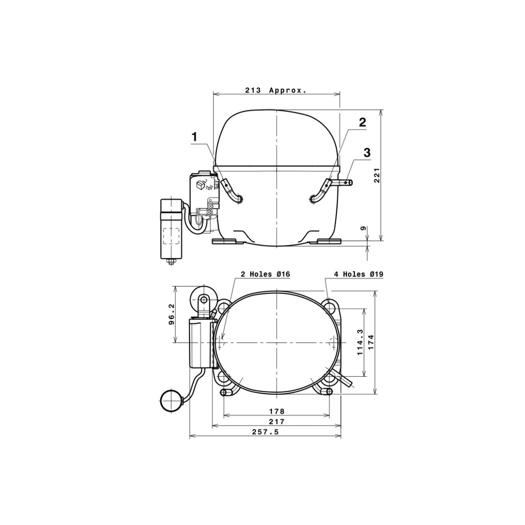 Compressor NX21TBa Cubigel Huayi